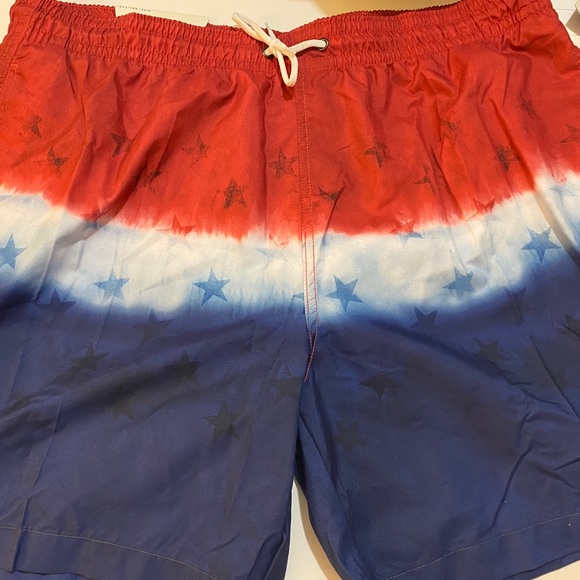 Trunks Surf and Swim CO. TIE DYE AMERICANA SHORTS B2-13 - Picture 3 of 5